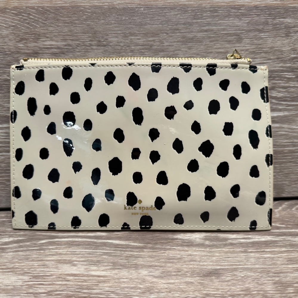 Kate Spade  New York Flamingo Dot‎ Zipper Top Pencil Pouch
